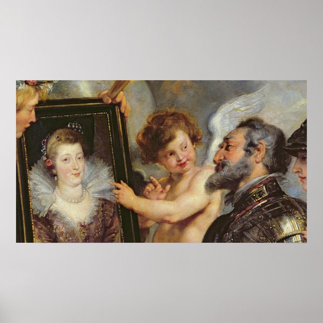 Póster El ciclo médico: Enrique IV recibiendo el (Frente)