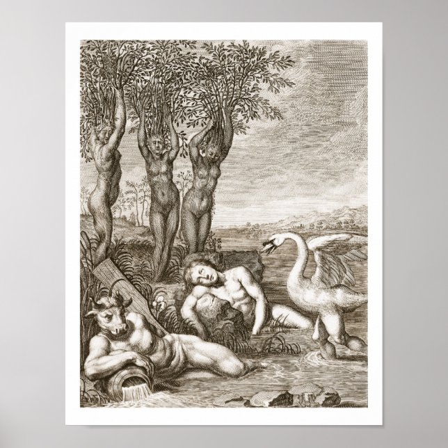 Póster El ciclón transformado en un cisne y una estrella  (Frente)