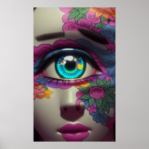 Póster El Cíclope De Porcelana Tiene Dos Flechas De Ojo -