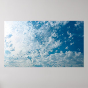 Póster El cielo claro durante el día en que la luz pasó