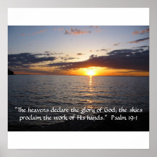 Póster El cielo declara la gloria de Dios