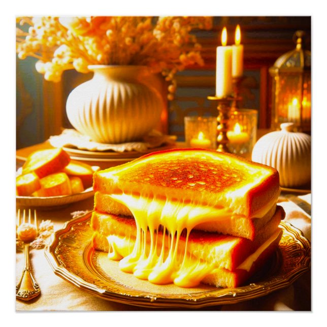 Póster El cielo del queso: la comida más cómoda (Anverso)