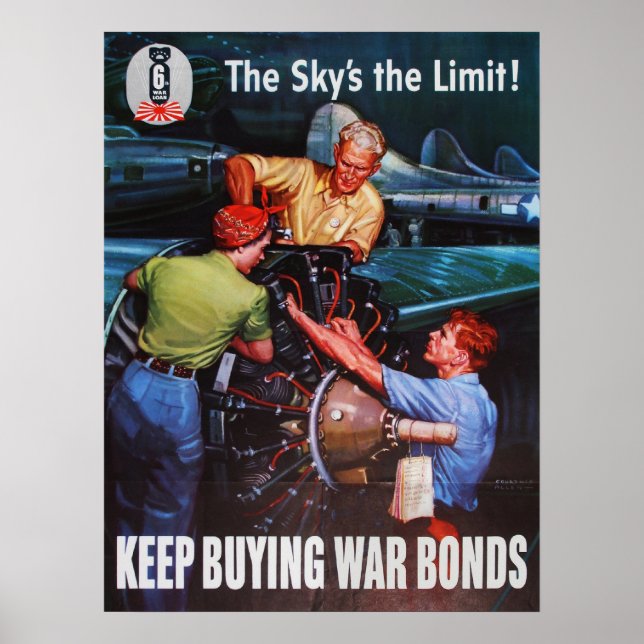 Póster ¡El cielo es el Poster Límite! (Frente)