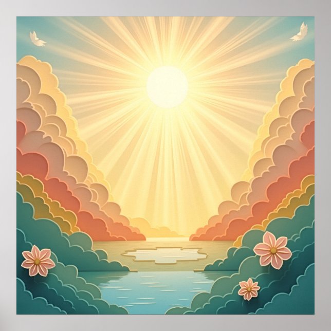 Póster El Cielo Está Esperando - Para Honrar A Uno Querid (Frente)