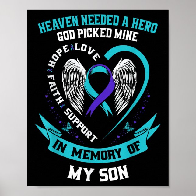 Póster El cielo necesitaba un héroe Dios eligió a mi hijo (Frente)