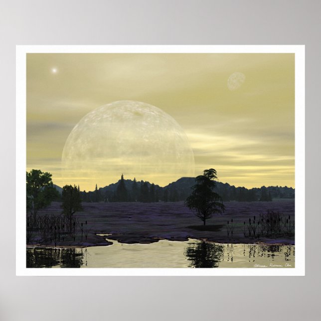 Póster El cielo y la Tierra 1 (Frente)