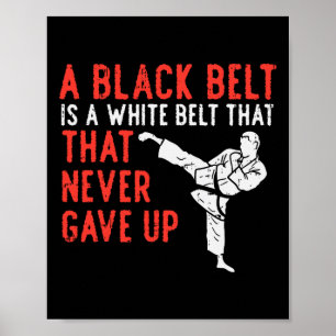 Póster El cinturón negro nunca dejó de inspirar a Karate 