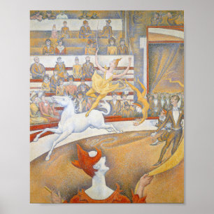 Póster El circo de Georges Seurat 1891
