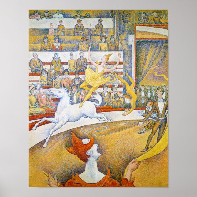 Póster El circo, Seurat (Frente)