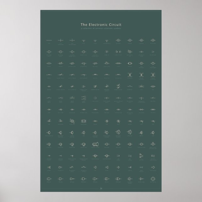 Póster El circuito electrónico (Frente)