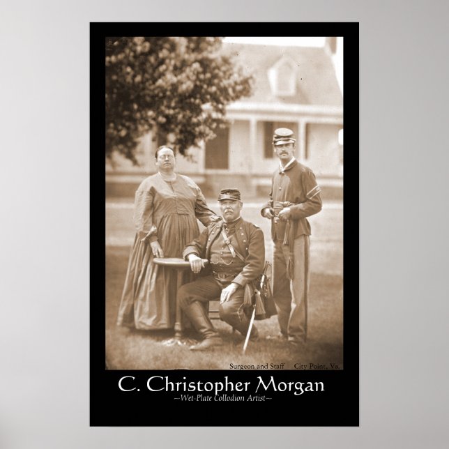 Póster El cirujano en City Point, Va. (Frente)