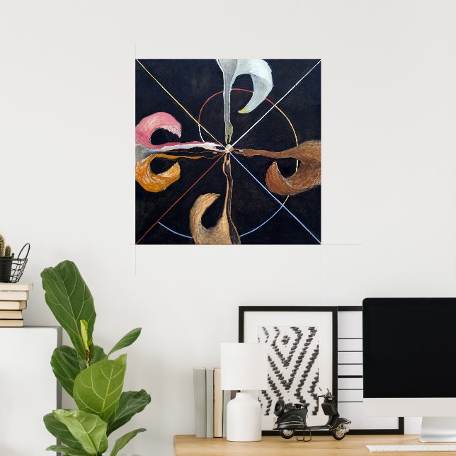 Póster El Cisne 7 | Hilma af Klint | (Oficina en casa)
