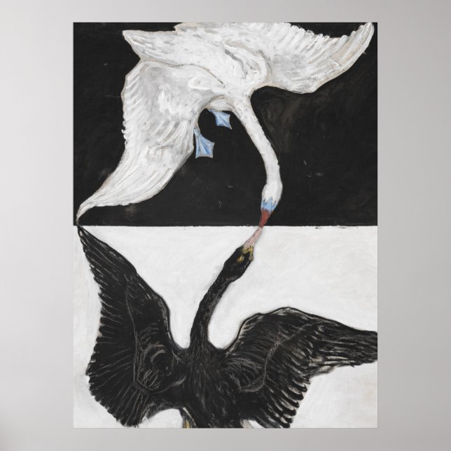 Póster El cisne de Hilma af Klint Art Print (Frente)