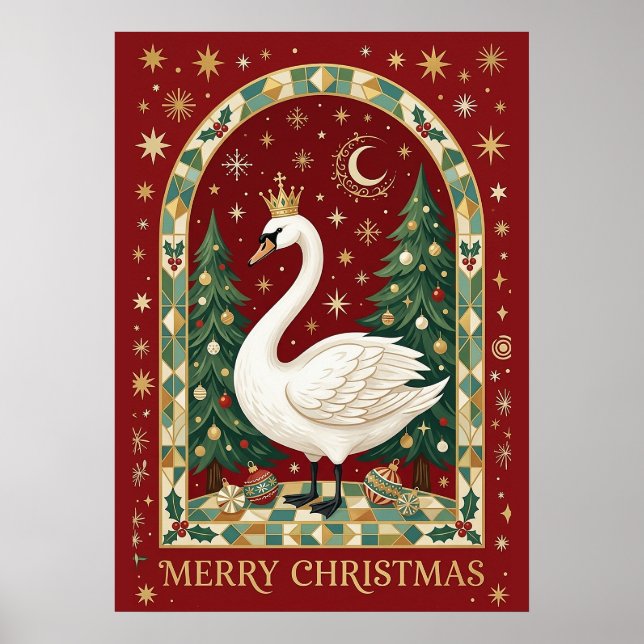Póster El cisne soberano Noel (Frente)
