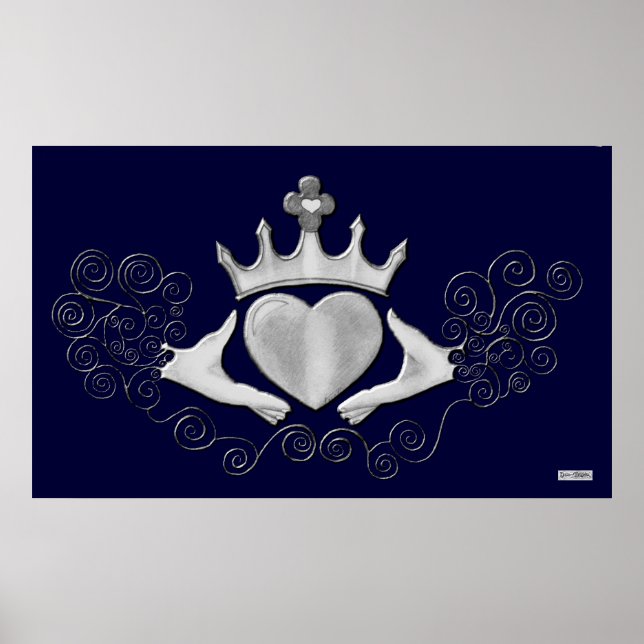 Póster El Claddagh (Plata) (Frente)