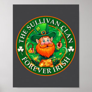 Póster El Clan Sullivan Por Siempre Irlandés Día de San P