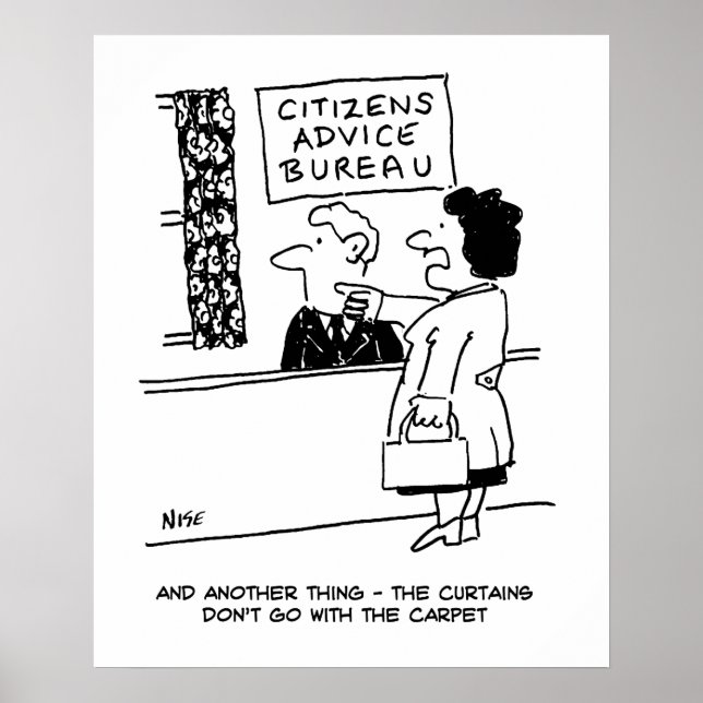 Póster El cliente de la Oficina de Asesoramiento a los Ci (Frente)