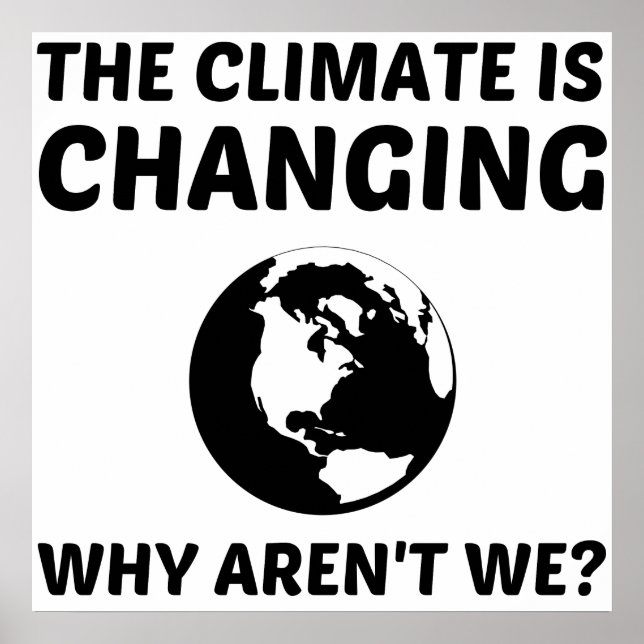 PÓSTER EL CLIMA CAMBIA (Frente)