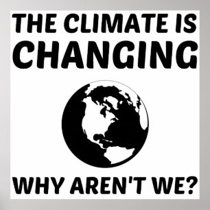 PÓSTER EL CLIMA ESTÁ CAMBIANDO