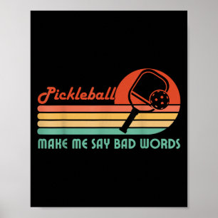 Póster El Cocioso Baloncesto Me Hace Decir Malas Palabras