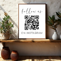 El código QR minimalista nos sigue en Instagram