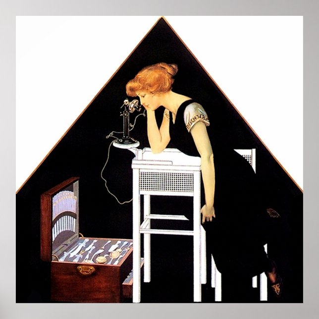 Póster El cofre de plata por C Coles Phillips (Frente)