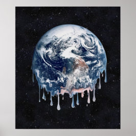 Póster El colapso del calentamiento global de la Tierra