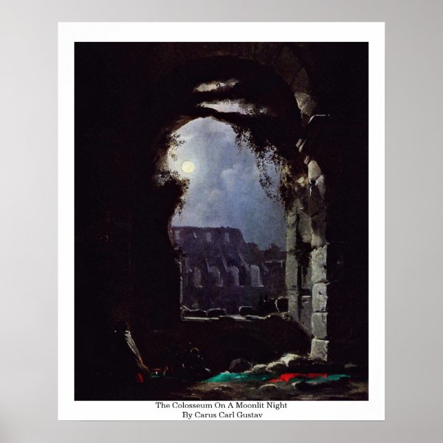 Póster El Coliseo De Una Noche De Luna (Frente)