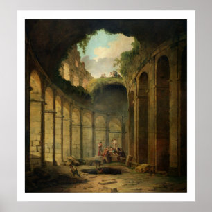 Póster El Coliseo, Roma (aceite sobre lienzo)