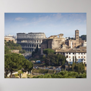 Póster El Coliseo romano o el Coliseo, originalmente el