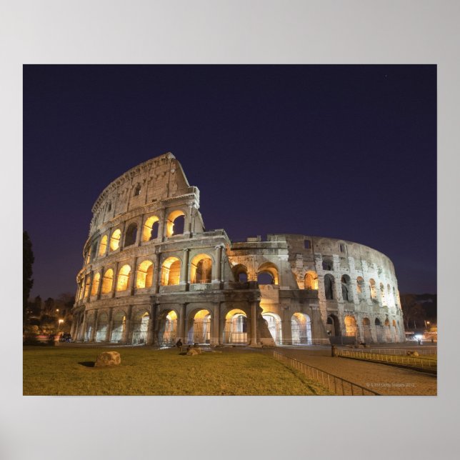 Póster El Coliseo romano o el Coliseo, originalmente el (Frente)