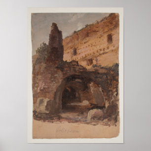 Póster El Coliseo — Thomas Cole (Roma)