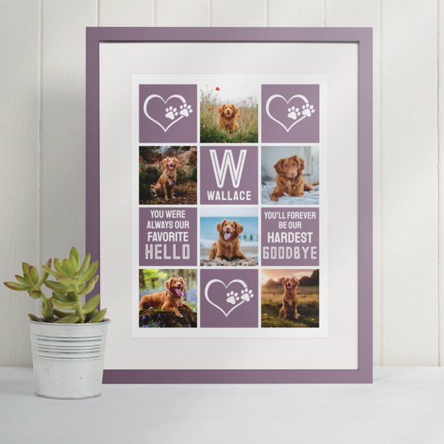 Póster El Collage de fotos conmemorativo del perro es muy (Subido por el creador)