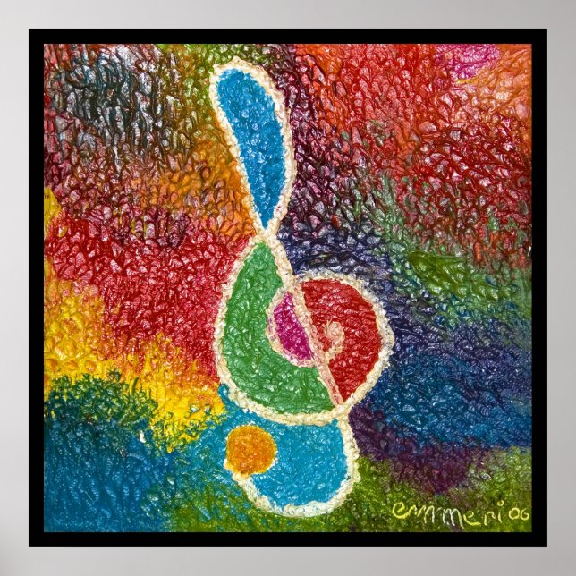 Póster el color de la música (Frente)