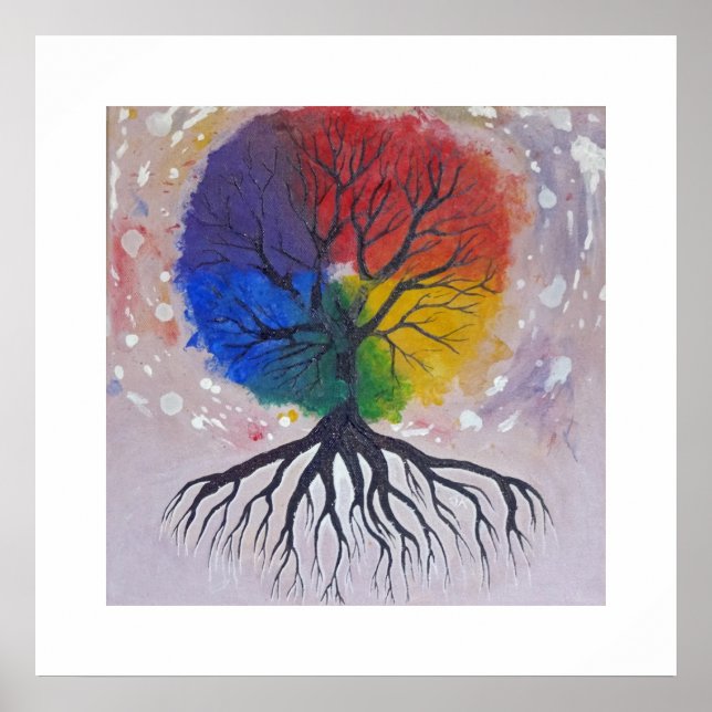 Póster El color de la vida (Frente)