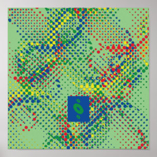Póster El color del Pixelat claro de Masanser