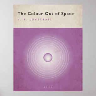 Póster El color fuera del espacio HP Lovecraft