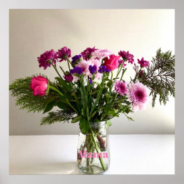 Póster El colorido Día de la Madre Opción Mama Bouquet+ P