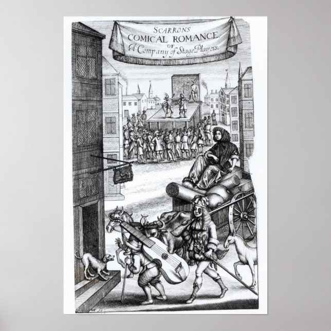 Póster El cómico romance de Paul Scarron (Frente)