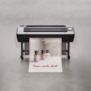 Póster El comienzo de tu belleza empieza desde tu clavo