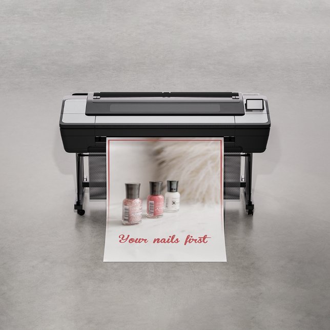 Póster El comienzo de tu belleza empieza desde tu clavo (Subido por el creador)