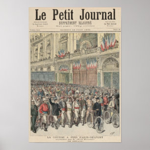 Póster El comienzo del ciclismo en ruta