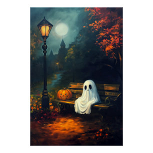 Póster El compañero de octubre   Fantasma espeluznante y 