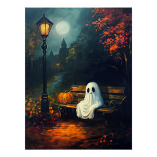 Póster El compañero de octubre Fantasma espeluznante y