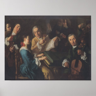Póster El concierto, c.1755