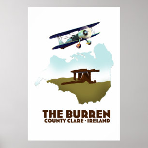 Póster El condado de Burren, Irlanda