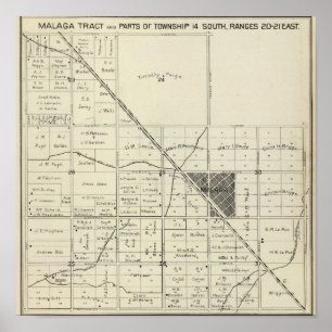 Póster El condado de Fresno, California 16