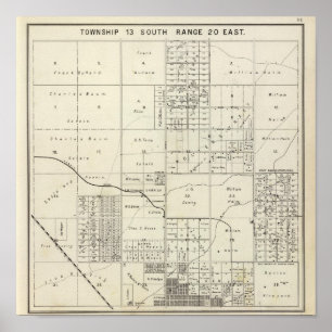 Póster El condado de Fresno, California 24