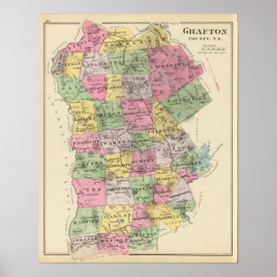 Póster El condado de Grafton, NH