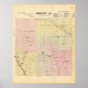 Póster El condado de Greeley, Nebraska